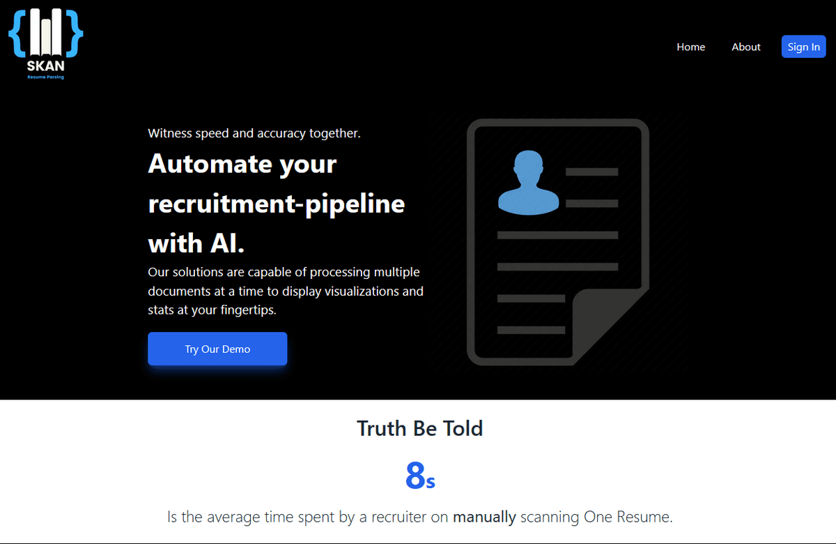 SKAN: Resume Parser